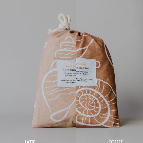 Regular Bassinet Waterproof Sheet - Shell Seeker